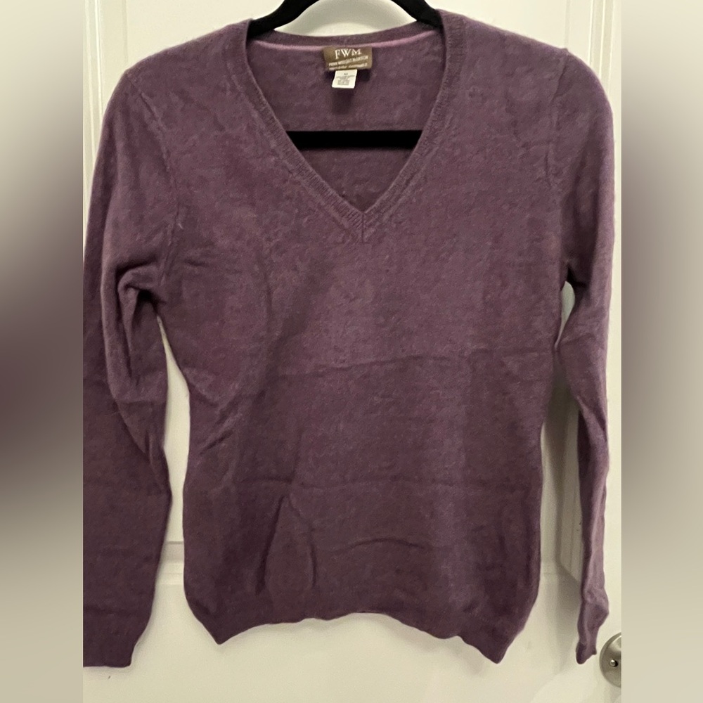 Fenn Wright Manson Lavender V-Neck Sweater